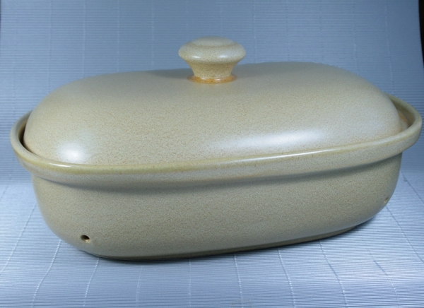 Brottopf oval sand